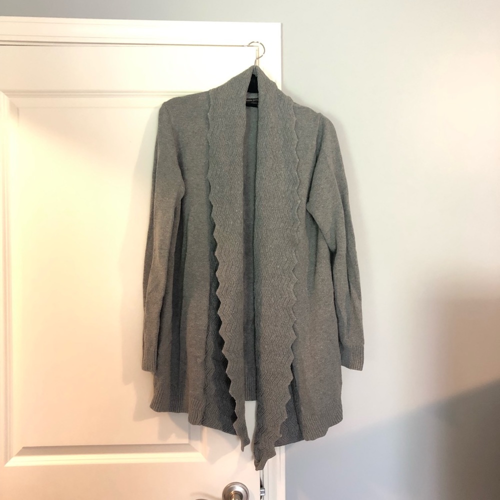 Long grey sweater